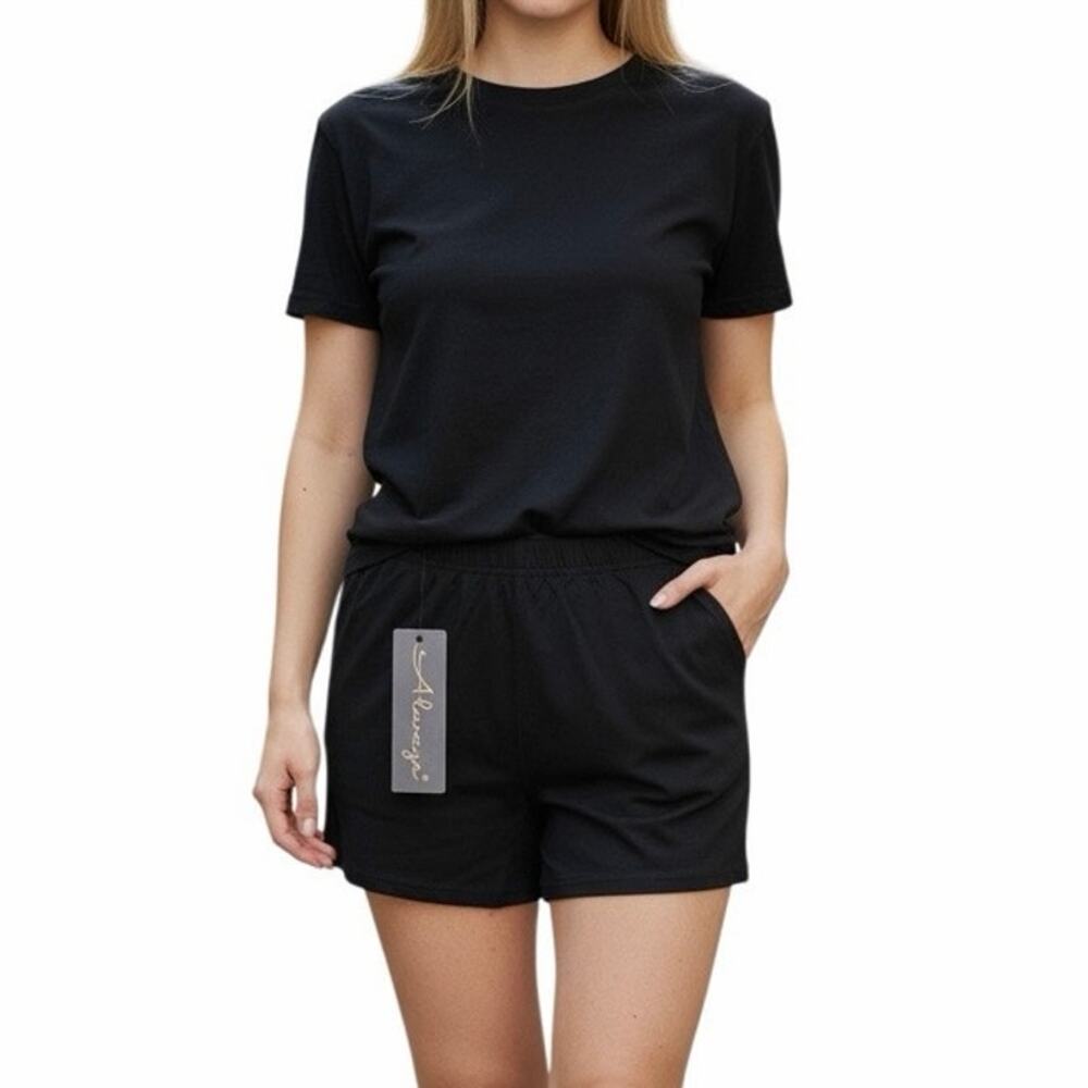 Always Black Women's Casual Summer Short Size Medium